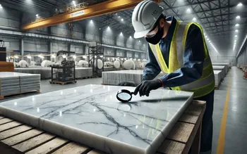 Photo and video reporting at marble and travertine factories in Turkey